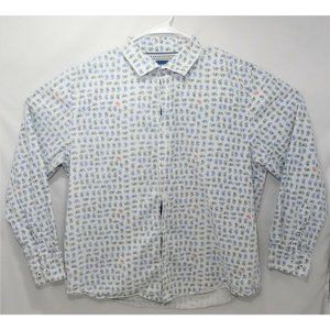Essex Crossing Men's Big & Tall Bicycle Pattern Shirt